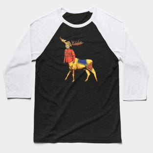 Mountie Moose Centaur Baseball T-Shirt